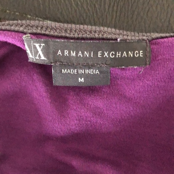 ARMANI Exchange Purple Romper Size Medium - Picture 5 of 6